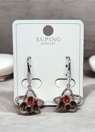 Серьги xuping родий