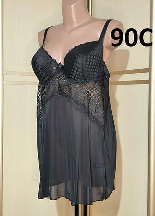 90c 90с эротическое белье платья - пеньюар соблазнительная ночная рубашка с вшильной чашкой