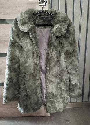 Еко шубка мягкая, теплая firetrap , s 42