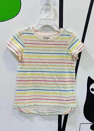 Легенька бавовняна футболка дитяча підліткова олдневі для дівчинки
