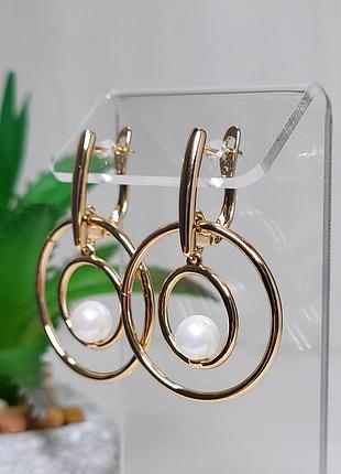 Сережки з медичного золота xuping