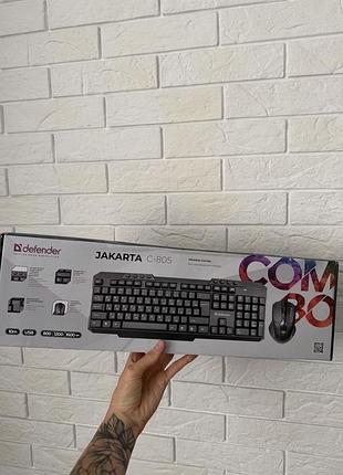 Бездротова клавіатура+мишка jakarta c-805