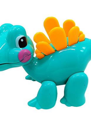 Детская игрушка "стегозавр" s161(blue) трещотка бирюзовый