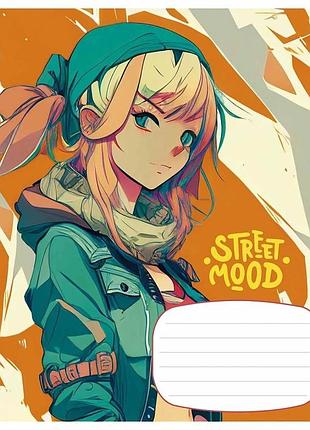 Тетрадь ученическая "manga style" 024-3272l-4 в линию, 24 листов