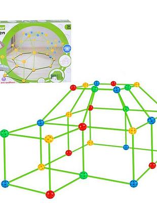 Детский конструктор "build your own den" 2020-46 каркас, шарики, палочки
