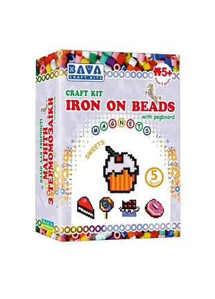 Набор для творчества магниты с термомозаики "сладости" умняшка tm-017