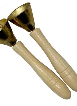 Дитяча розвиваюча музична іграшка "дзвіночки" rzv108, 2 штуки 12,5 см