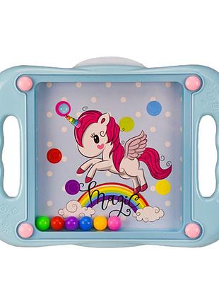 Логика -баланс my8805 10 сменных карточек синий