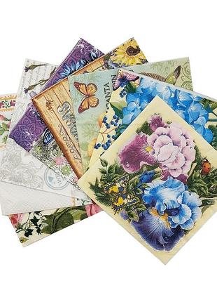 Серветки для декупажу luxy dn-001, 33х33 см, 3 шари, 1 шт