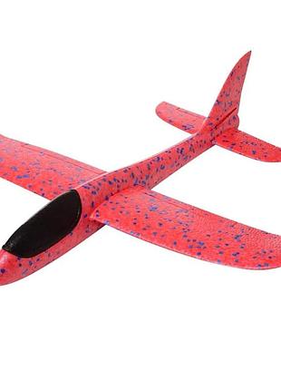 Мітальний планер "літак-бумеранг" td2023122, 49см червоний