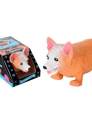 Детская игрушка тянучка-антистресс "корги" 105-21