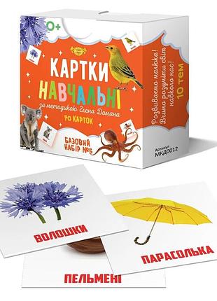 Картки навчальні глена домана №5 майстер mkd0012 рус