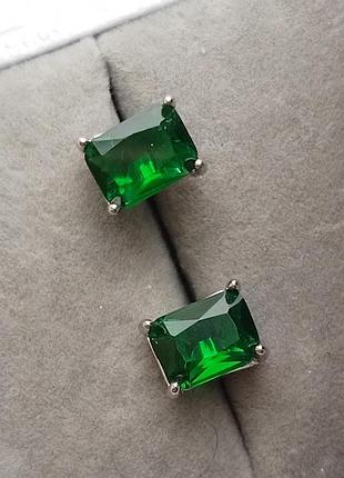 Изысканные серьги "emerald" 10