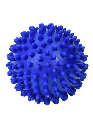 Мяч массажный ms 2096-1(blue) размер 7,5 см, синий