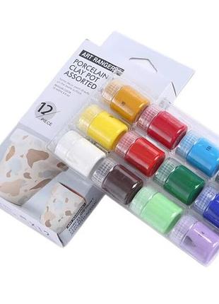 Набір акрилових фарб "art ranger acrylic" a12015-3, 12 кольорів 15 мл