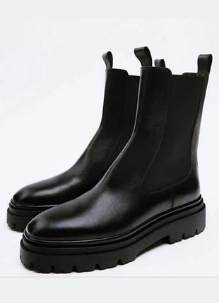 Чоботи черевики челсі з натуральної шкіри