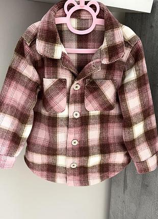 Куртка сорочка у клітинку
