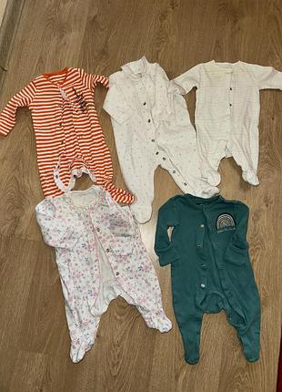 Чоловічки для дівчинки 0-3 міс