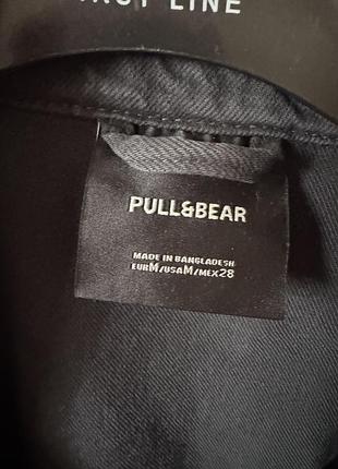Вкорочена джинсівка куртка pull&bear 8