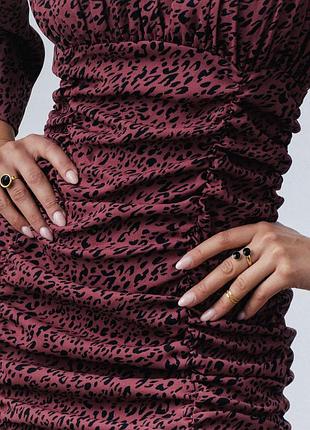 Леопардова сукня zara 4