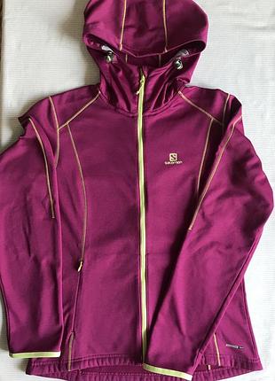 Salomon • жіноча спортивна кофта з капюшоном • s