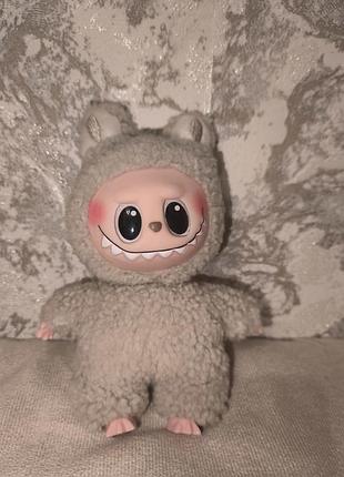 Мягкая игрушка-сюрприз labubu плюшевый брелок на сумку 16 см the monsters - exciting macaron vinyl face pop mart