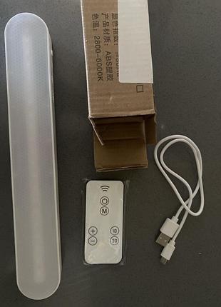 Лампа настольная, лампа для стола,лампа акумуляторна, юсб лампа, на струбцині