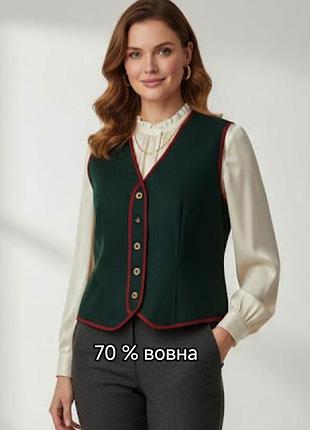 Шерстяной жилет / безрукавка / винтаж