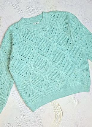 💝1+1=3 мятный нежный женский свитер tu, размер 46 - 48