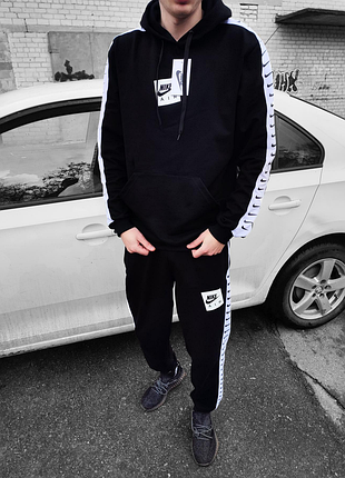 Мужской спортивный костюм nike черный распродаж