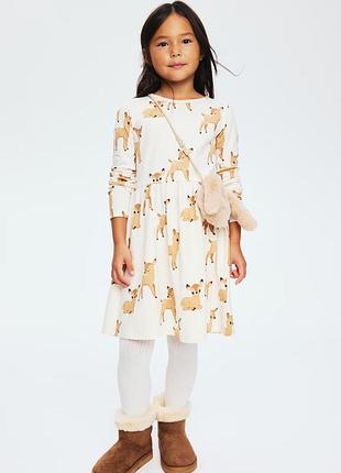 Детское платье для девочки н&м, розовое 2-4 года,98/104 рост