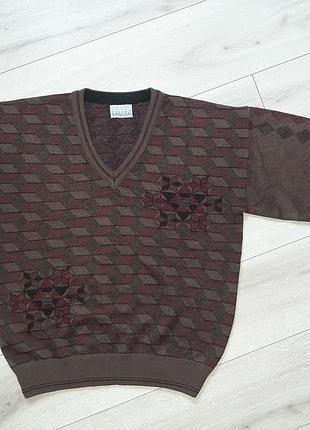 Pierre sangan ''m'' мужской полувер винтаж шерсть