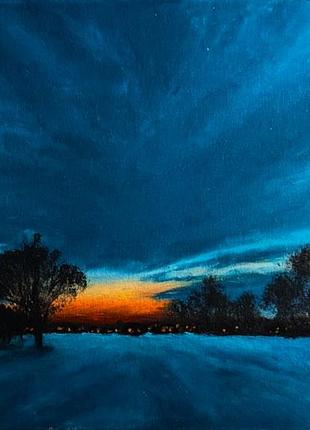 Надвечір'я...олійний живопис розміри 35 см на 25 см