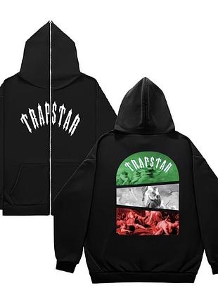 Чорне та біле худі trapstar