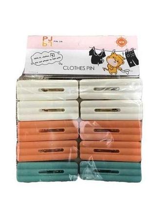 Прищіпки 10шт пластикова №1883-10 тм prc