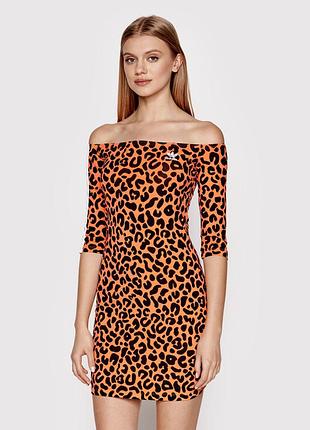 Повсякденна сукня rich mnisi hc4466 оранжевий slim fit