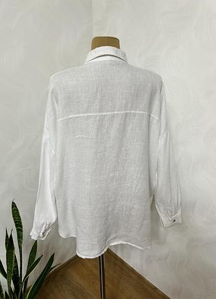 Лляна сорочка,вільний крій 4