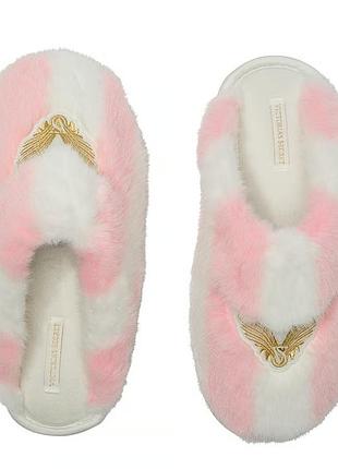 Тапочки victoria's secret luxe plush closed-toe slippers 🎀