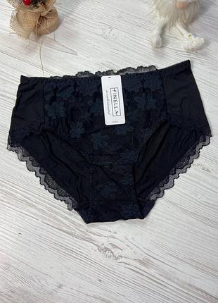 Трусики женские из тележки декорированы кружевом finella размер l 90395