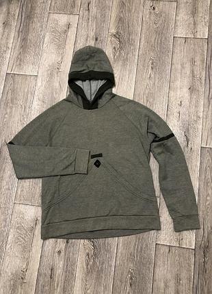 Худі armani jeans оригінальна хакі толстовка кофта с капюшоном тепла