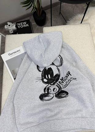 Худи на флисе, с капюшоном, кофта кенгуру, толстовка, батник свитшот