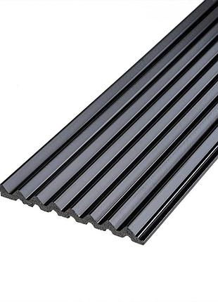 Рейка декоративная ps 2900х120х11мм черная sw-00002148