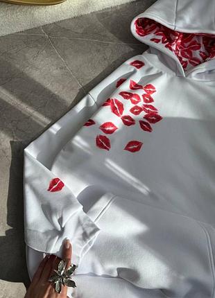 Стильний худі unisex з поцілунками 💋 4