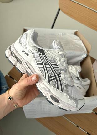 Жіночі кросівки asics gel nyc white/ grey