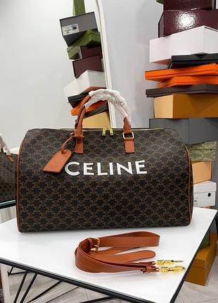Сумка дорожня celine premium канва