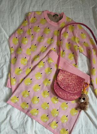 Костюм вязаный размер 140