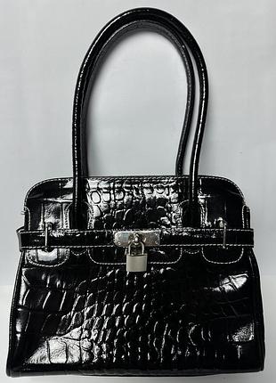 Шкіряна практична сумка на/ в руку