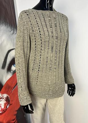 Вʼязаний ажурний светр