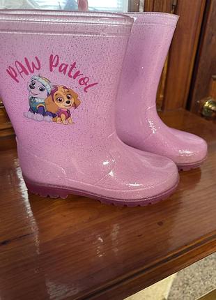 Гумові чоботи для дівчинки