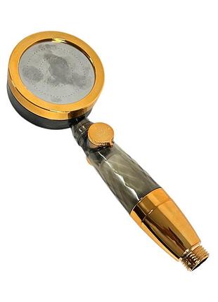 Вращающаяся насадка для душа с переключателем включения/выключения паузы, высокая экономия воды